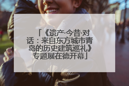 《遗产·今昔·对话：来自东方城市青岛的历史建筑巡礼》专题展在德开幕