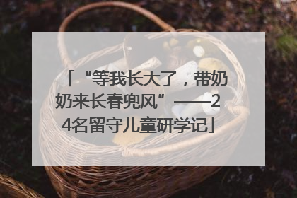 “等我长大了，带奶奶来长春兜风”——24名留守儿童研学记