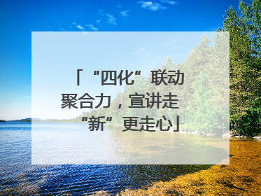 “四化”联动聚合力，宣讲走“新”更走心