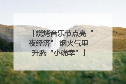 烧烤音乐节点亮“夜经济” 烟火气里升腾“小确幸”