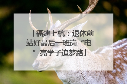 福建上杭：退休前站好最后一班岗“电”亮学子追梦路