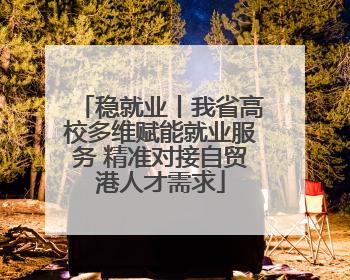 稳就业丨我省高校多维赋能就业服务 精准对接自贸港人才需求