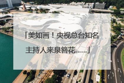美如画！央视总台知名主持人来泉簪花……