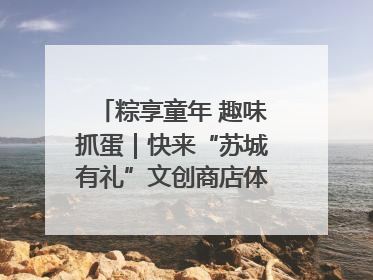 粽享童年 趣味抓蛋｜快来“苏城有礼”文创商店体验民俗活动
