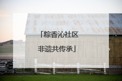 粽香沁社区 非遗共传承
