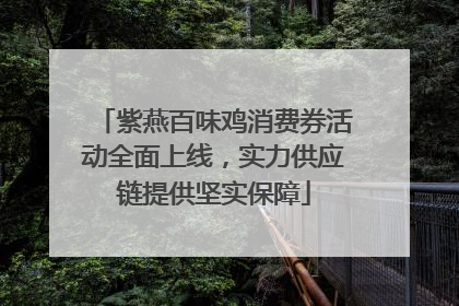 紫燕百味鸡消费券活动全面上线，实力供应链提供坚实保障