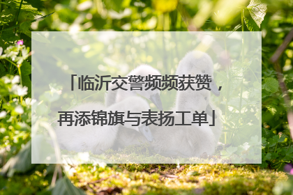 临沂交警频频获赞，再添锦旗与表扬工单