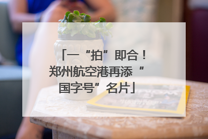 一“拍”即合！郑州航空港再添“国字号”名片
