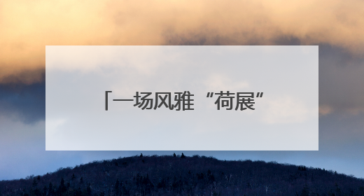一场风雅“荷展”，背后是相隔千里两地的渊源和令人感动的历史人文情怀