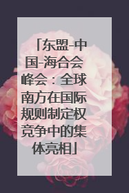 东盟-中国-海合会峰会：全球南方在国际规则制定权竞争中的集体亮相