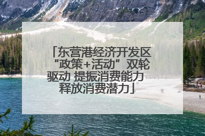 东营港经济开发区“政策+活动”双轮驱动 提振消费能力 释放消费潜力