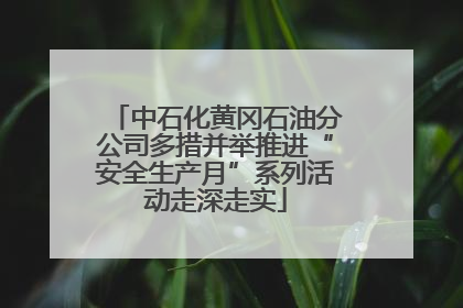 中石化黄冈石油分公司多措并举推进“安全生产月”系列活动走深走实