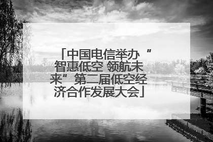 中国电信举办“智惠低空 领航未来”第二届低空经济合作发展大会