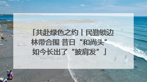 共赴绿色之约丨民勤锁边林带合围 昔日“和尚头”如今长出了“披肩发”
