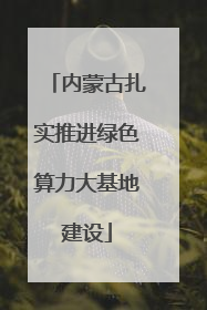 内蒙古扎实推进绿色算力大基地建设