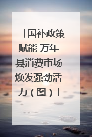 国补政策赋能 万年县消费市场焕发强劲活力（图）
