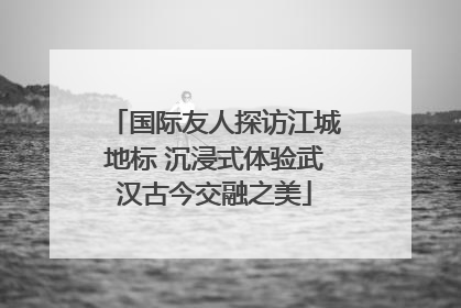 国际友人探访江城地标 沉浸式体验武汉古今交融之美