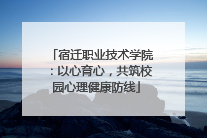 宿迁职业技术学院：以心育心，共筑校园心理健康防线