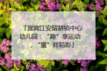 宜宾江安留耕镇中心幼儿园：“趣”享运动，“童”样精彩