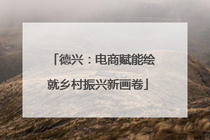 德兴：电商赋能绘就乡村振兴新画卷
