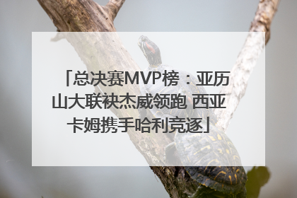 总决赛MVP榜：亚历山大联袂杰威领跑 西亚卡姆携手哈利竞逐