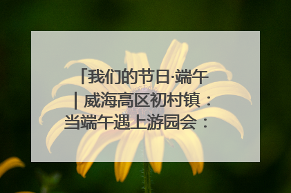 我们的节日·端午｜威海高区初村镇：当端午遇上游园会：来一场“粽”享欢乐的趣味冒险！