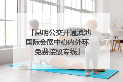 昆明公交开通滇池国际会展中心内外环免费接驳专线