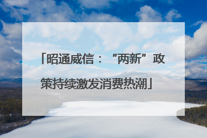昭通威信：“两新”政策持续激发消费热潮