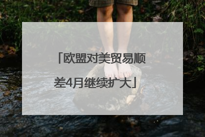 欧盟对美贸易顺差4月继续扩大