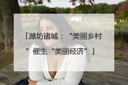 潍坊诸城：“美丽乡村”催生“美丽经济”