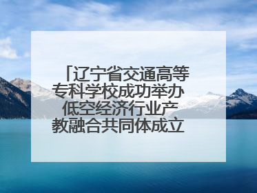 辽宁省交通高等专科学校成功举办 低空经济行业产教融合共同体成立大会暨共建低空经济产教融合新生态论坛