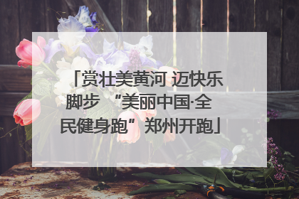 赏壮美黄河 迈快乐脚步 “美丽中国·全民健身跑”郑州开跑