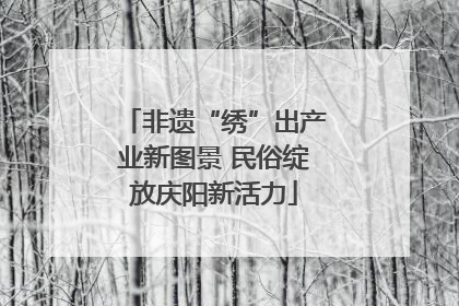 非遗“绣”出产业新图景 民俗绽放庆阳新活力