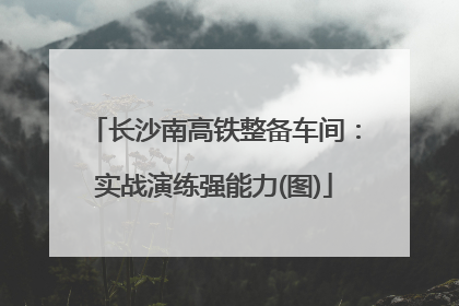 长沙南高铁整备车间：实战演练强能力(图)