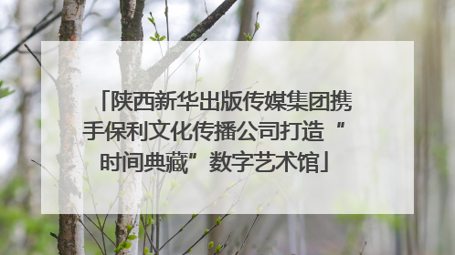 陕西新华出版传媒集团携手保利文化传播公司打造“时间典藏”数字艺术馆