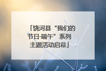饶河县“我们的节日·端午”系列主题活动启幕