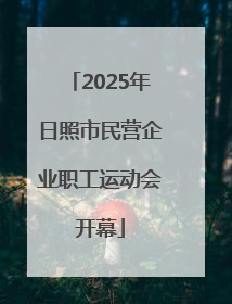 2025年日照市民营企业职工运动会开幕
