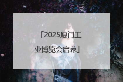 2025厦门工业博览会启幕